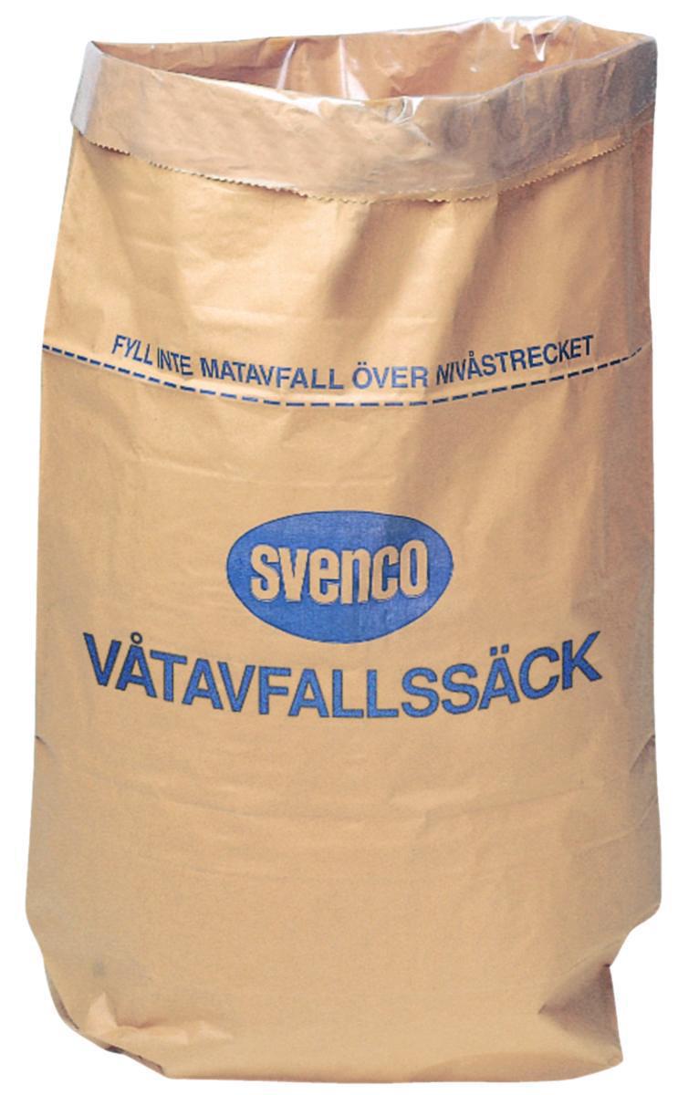 Avfallssekker Papir/Plast - Avfallssekker Papir 125L Våtavfall