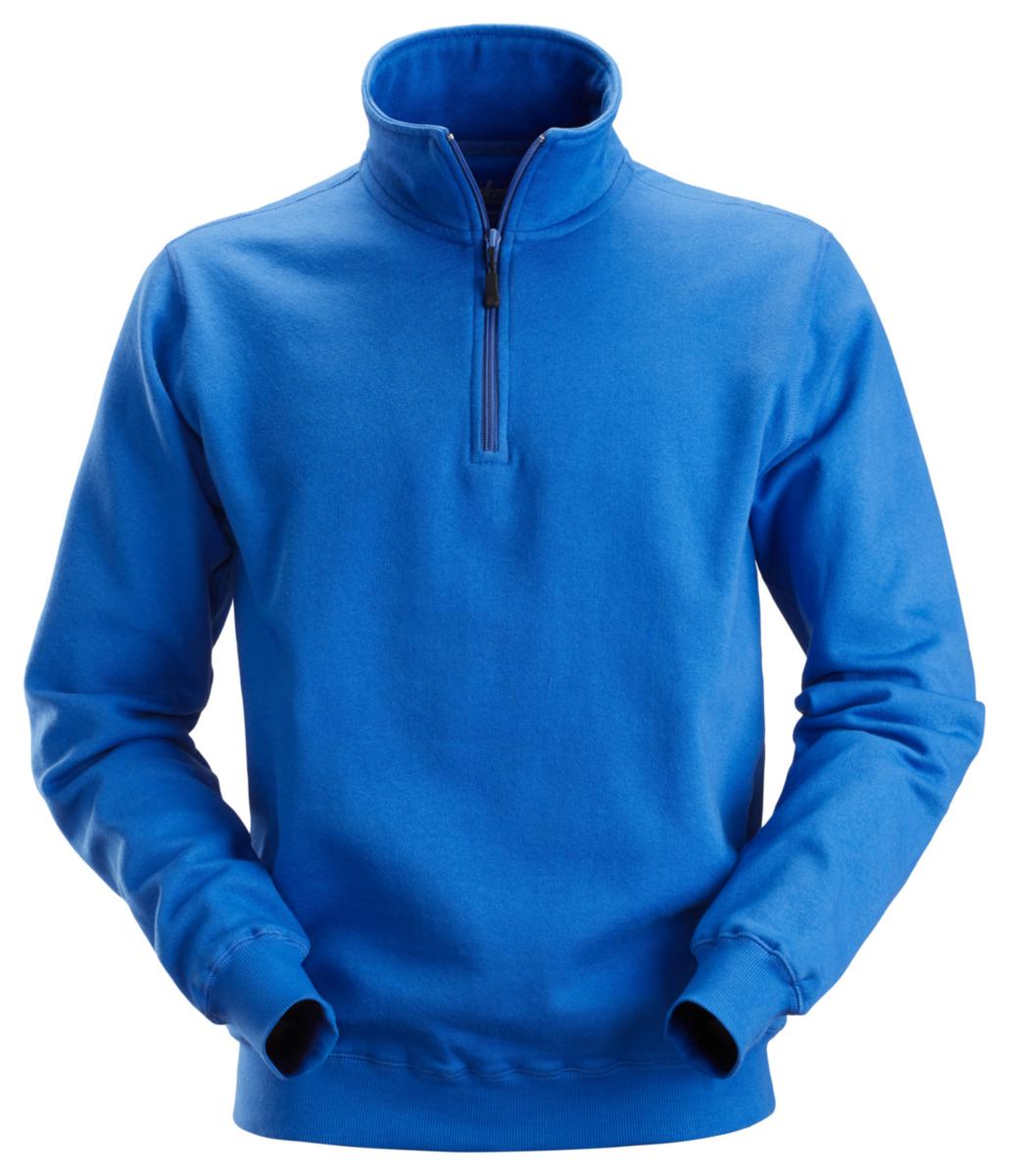 Collegegenser zip Snickers Workwear® 2818 - Collegegenser zip Snickers 2818 kornblå str S