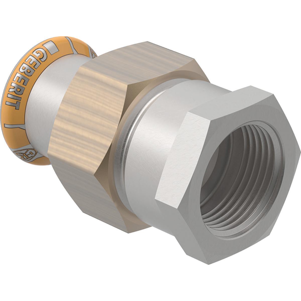 Union med innvendige gjenger rustfri Therm Mapress - 22 x 1" rustfri union m/innv. gjenger Mapress Therm