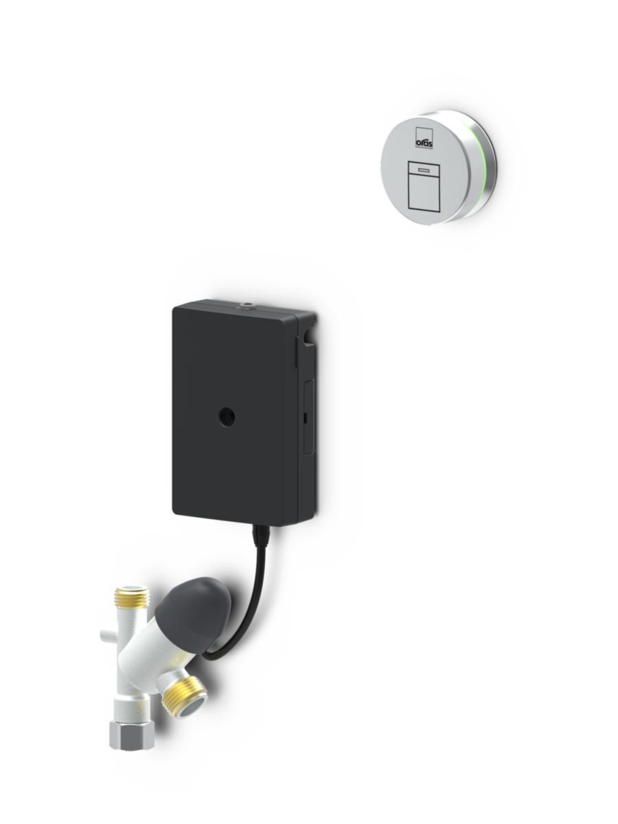 Avstegningsventil for oppvaskmaskin, Optima Smart batteri, Oras - Oras Optima smart oppv ventil Batteri 3V