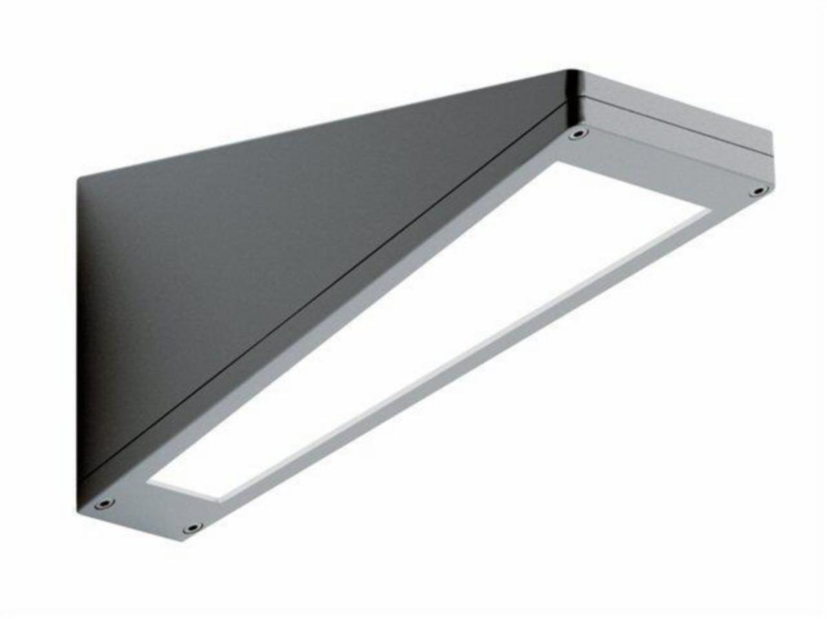Veggarmatur Glamox O22 LED - O22 LED 400 HF 840 SILVER