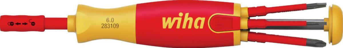 Bitsskrutrekker Wiha LiftUp 38613 - Bitsskrutrekker LiftUp 2831 Wiha SL. PH 1000V 6 bits 38613