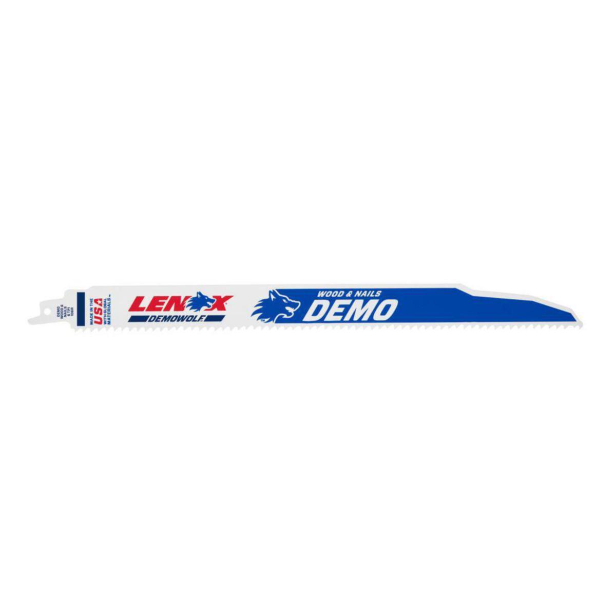 Bajonettsagblad Lenox Demolition och Fire&Rescue - Bajonettsagblad 960R Bi-Metal Lenox 229mm 10T Demo. Wood 2pk