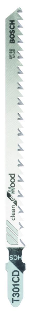 Stikksagblad Bosch HCS - Stikksagblad T 301 CD Bosch Clean for Wood 5pk