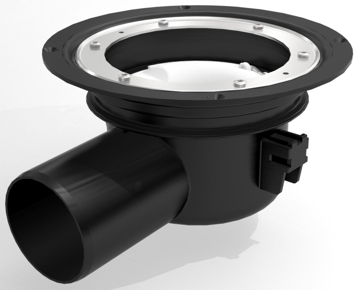 K-sluk med sideutløp, Purus Joti - 75 mm K-sluk side utløp 