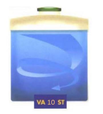1000 ltr. stående vanntank BIA VA-10 ST