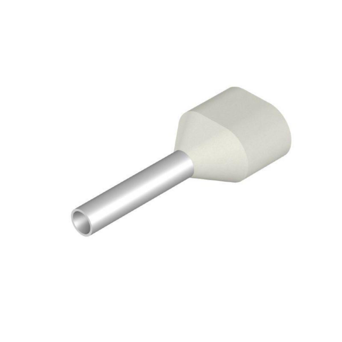 Endehylse Dobbel Weidmuller - H0,5/14D ZH W