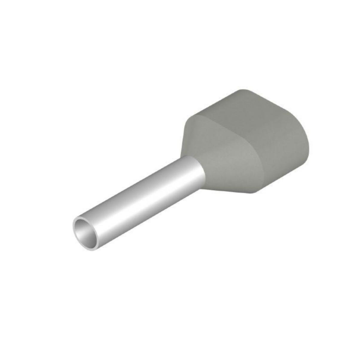 Endehylse Dobbel Weidmuller - H0,75/14D ZH GR