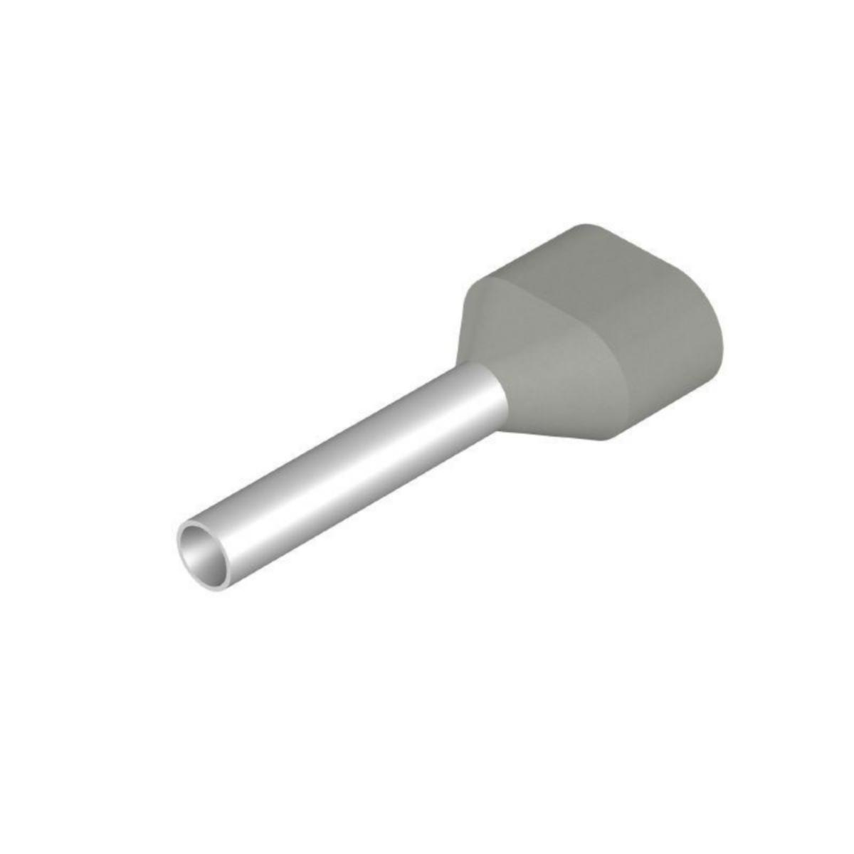 Endehylse Dobbel Weidmuller - H0,75/16D ZH GR