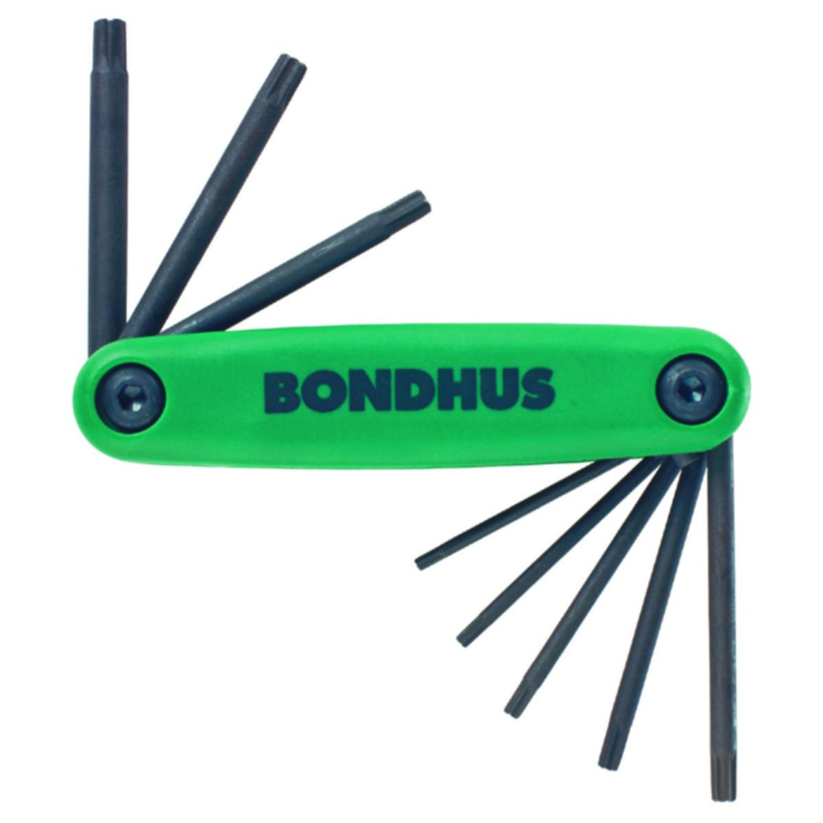 Foldesett Bondhus Torx - Foldesett GorillaGrip Bondhus Torx T9-T40 8 stk