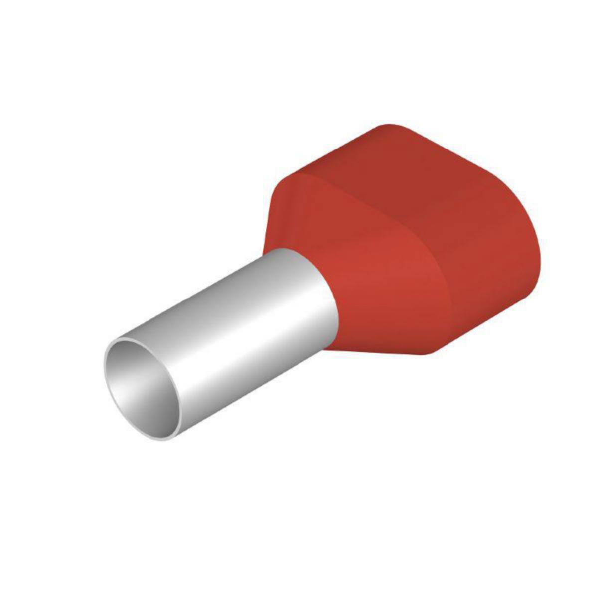 Endehylse Dobbel Weidmuller - H10,0/24D ZH R