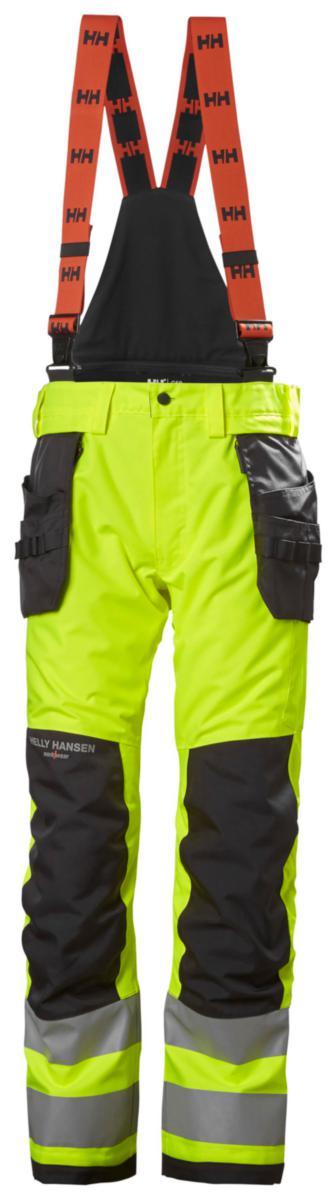 Skallbukse håndverk HH Alna 2.0 HiVis kl.2 - Skallbukse håndv. HH Alna 2.0 HiVis kl.2 gul/koksgrå str C54