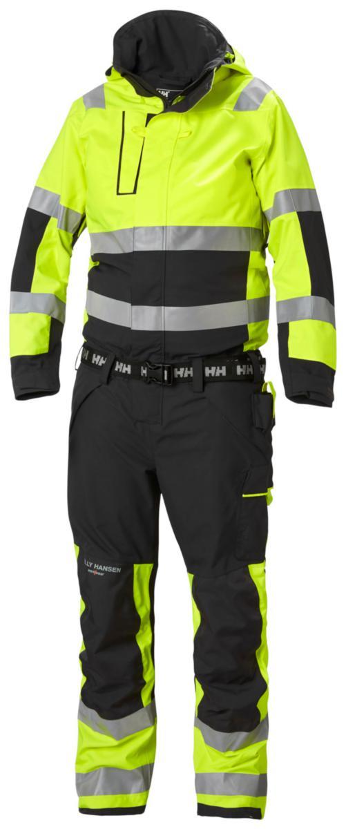 Skallkjeledress HH Alna 2.0 HiVis kl.3 - Skallkjeledress HH Alna 2.0 HiVis kl.3 gul/koksgrå str C52