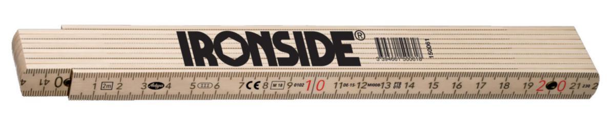 Meterstokk Ironside Tre - Meterstokk tre Ironside 2m 10 deler 150061