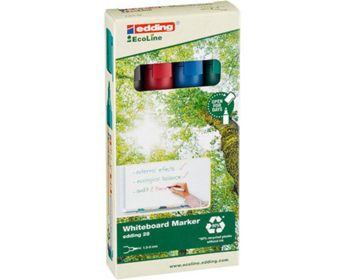 Whiteboardpenn Edding 28 - Whiteboardpenn 28 Edding 4pk
