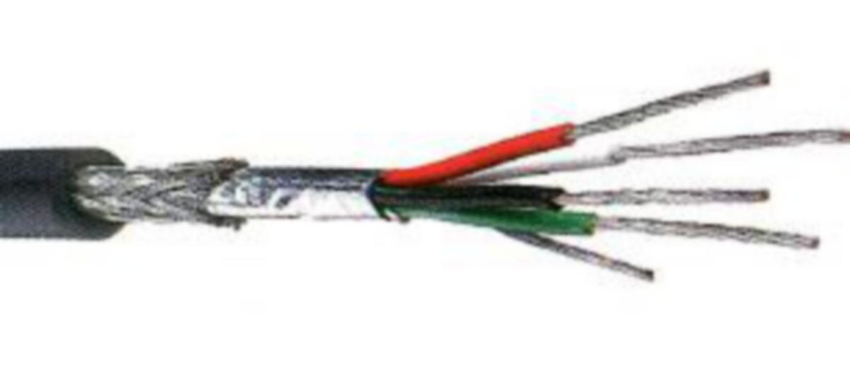 DMX og kontrollkabel Jørgen Holmefjord - DMX 512. sort pvc 500mT