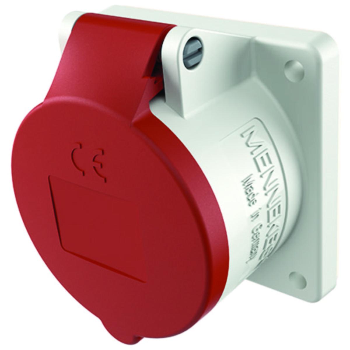Panelmontert Uttak Mennekes 400V - Panelmont. Uttak 416-6 IP44