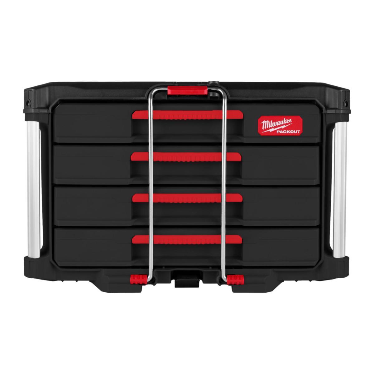 Koffert Milwaukee Packout 4 Skuffer - Koffert Packout 4 Skuffer Milwaukee