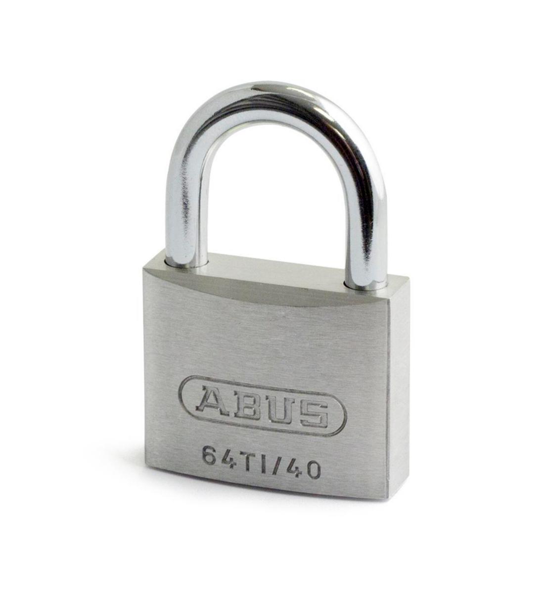 Hengelås ABUS 64TI/40 Titalium Industriforpakning - Hengelås 64TI/40 Abus