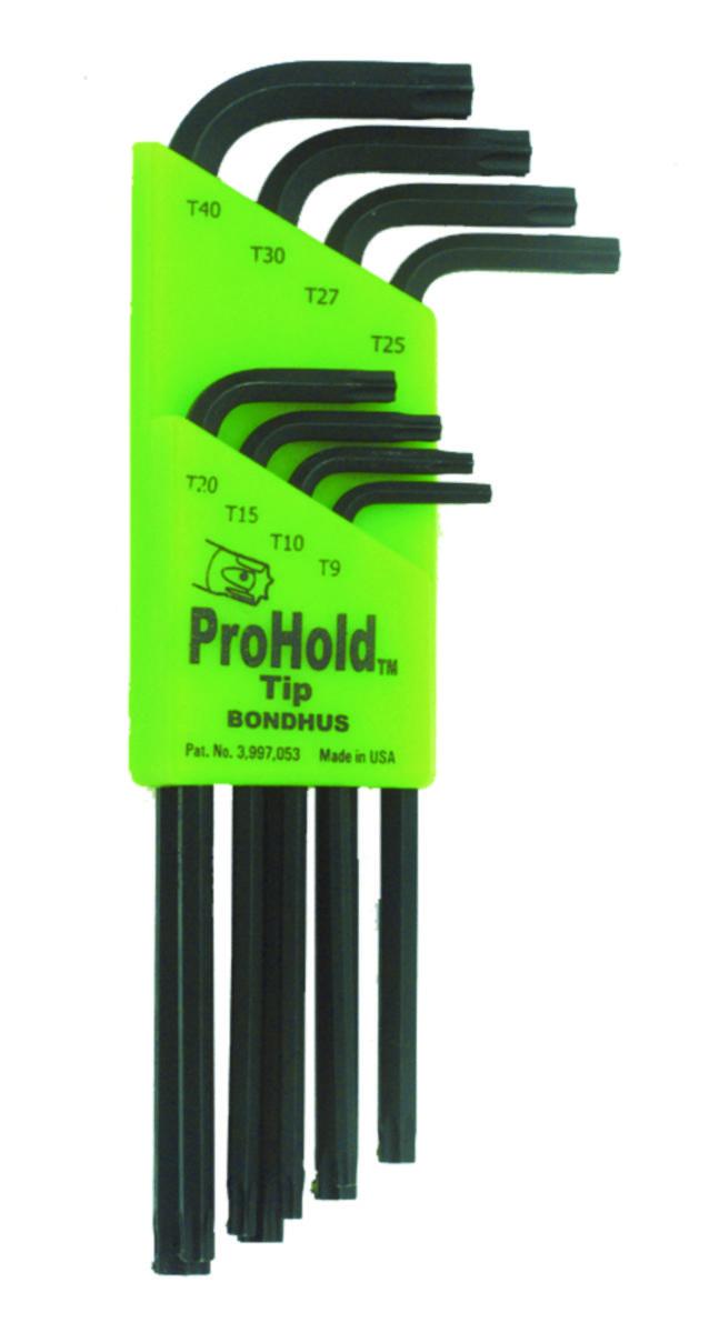 Vinkelnøkkelsett Bondhus Prohold Torx - Vinkelnøkkelsett PHTX8 Bondhus Prohold Torx T9-T40