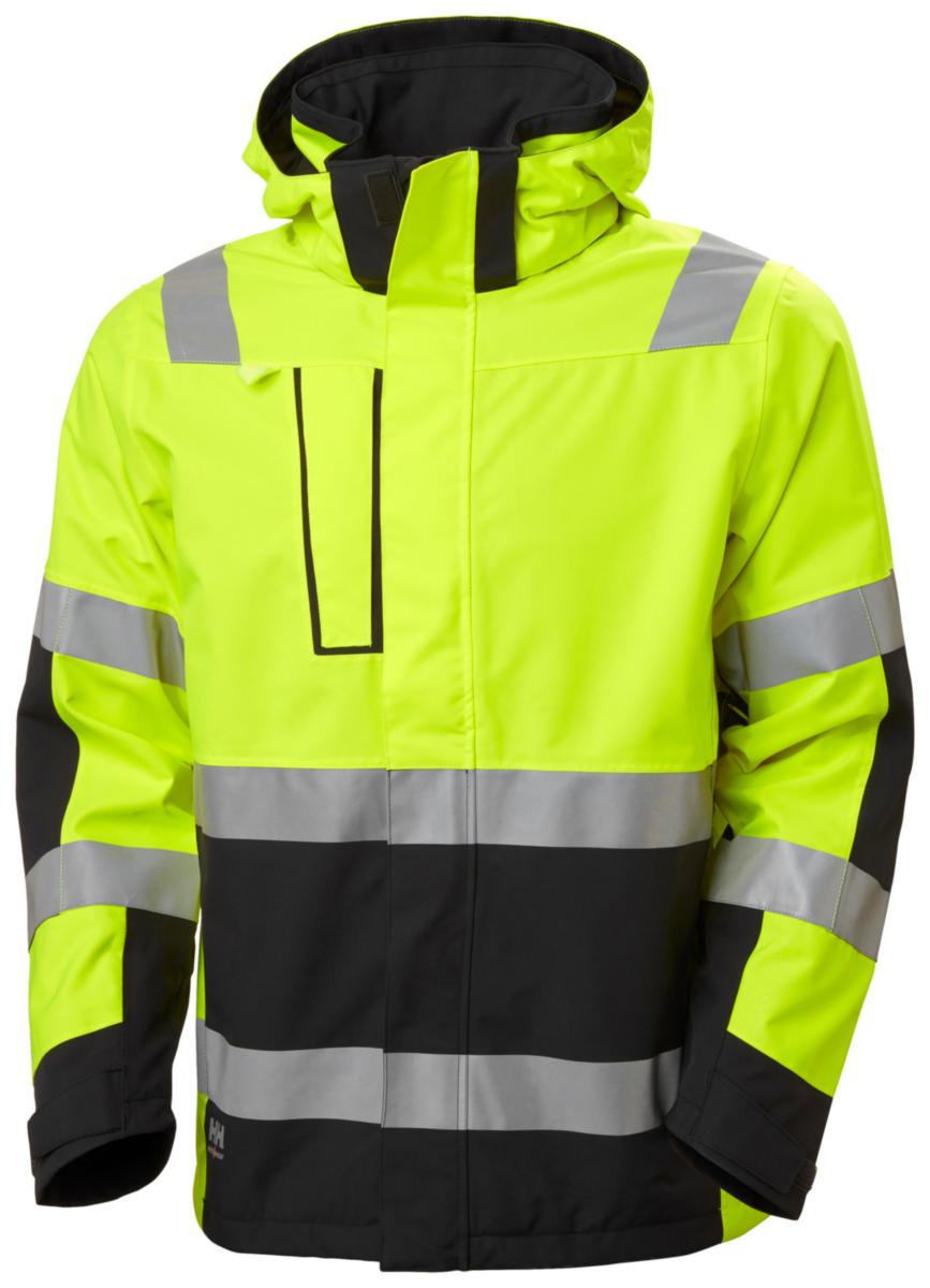 Skalljakke HH Alna 2.0 HiVis kl.3 - Skalljakke HH Alna 2.0 HiVis kl.3 gul/k.grå str L