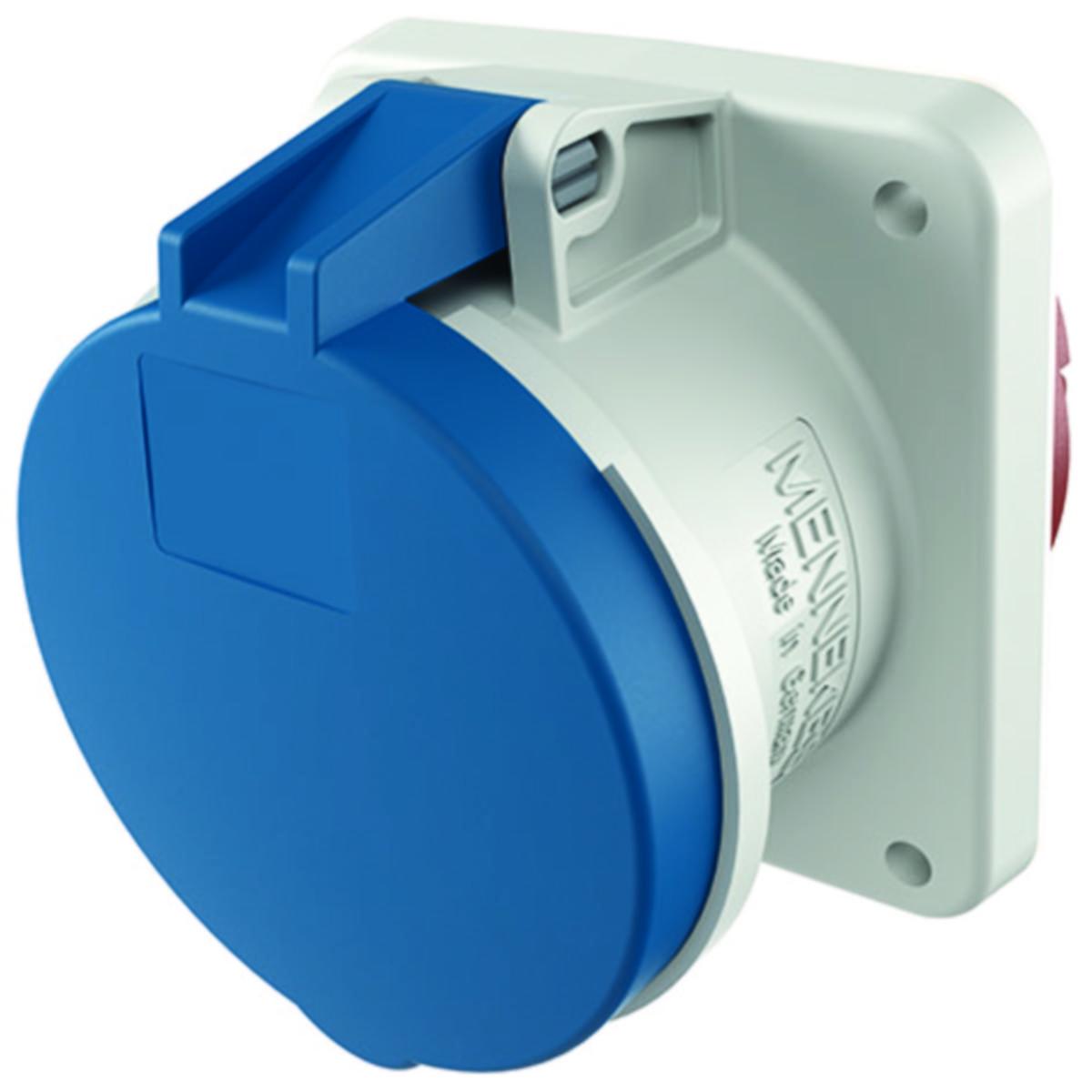 Panelmontert Uttak Mennekes 230V - Panelmont. Uttak 363-9 IP44