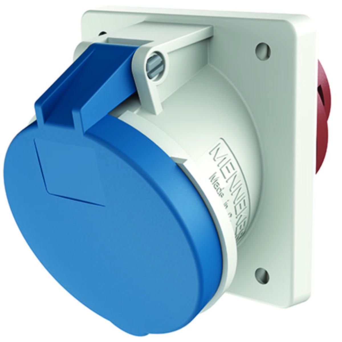 Panelmontert Uttak Mennekes 230V - Panelmont. Uttak 363-9 IP44