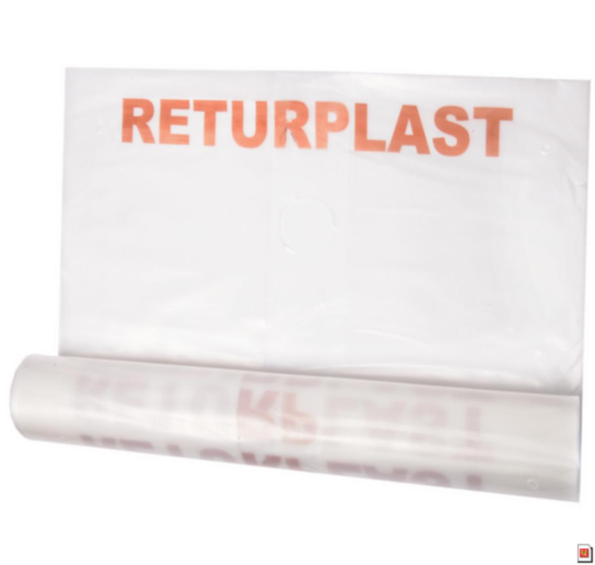 Avfallssekker for returplast - Avfallssekker Plast 240L 10 Stk/Rull Returplast