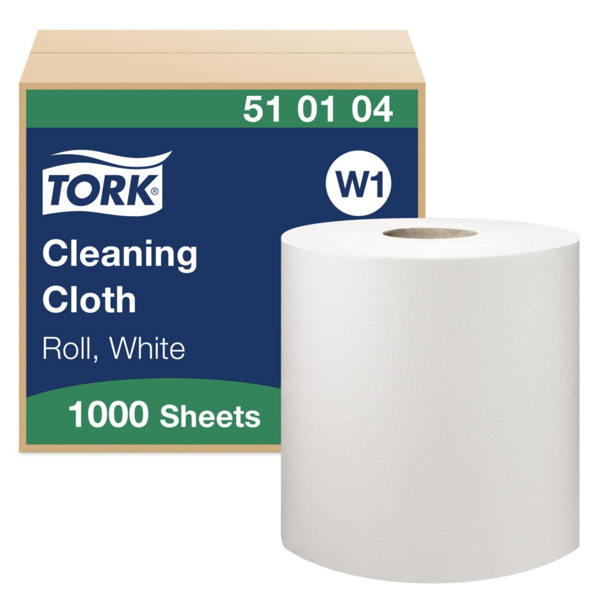 Industritørk Nonvowen Premium 510 - Tørkeklut Premium Tork 380m hvit W1