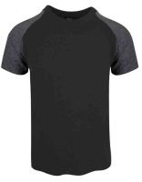 T-skjorte YOU® Classic Raglan Svart/koks