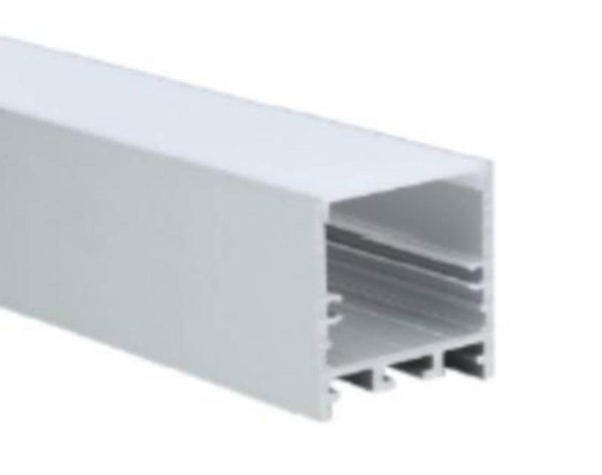 Aluprofil Unilamp HiStrip - HiStrip 2m Profil Utenpål alu/
