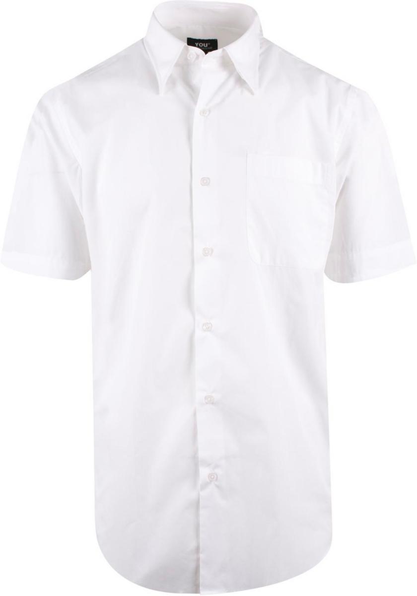 Skjorte kort erme YOU® Venezia - Skjorte kort erme YOU Venezia Hvit str XL