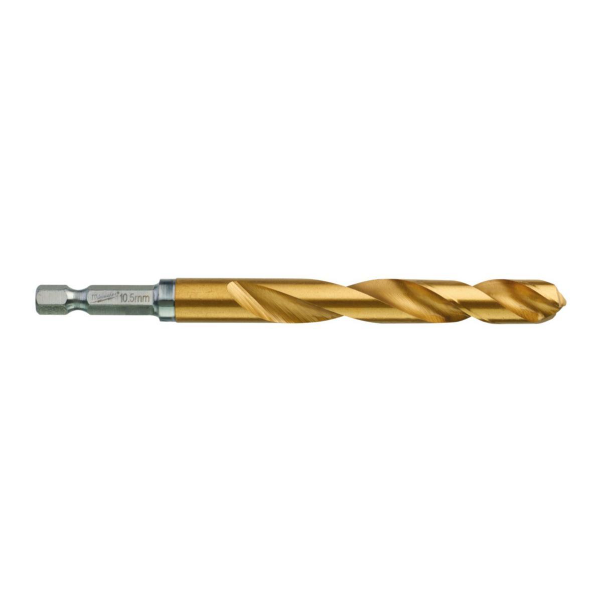 Metallbor slag Milwaukee SW HSS-G Tin - Spiralbor HSSG TIN Milwaukee 10.2mm