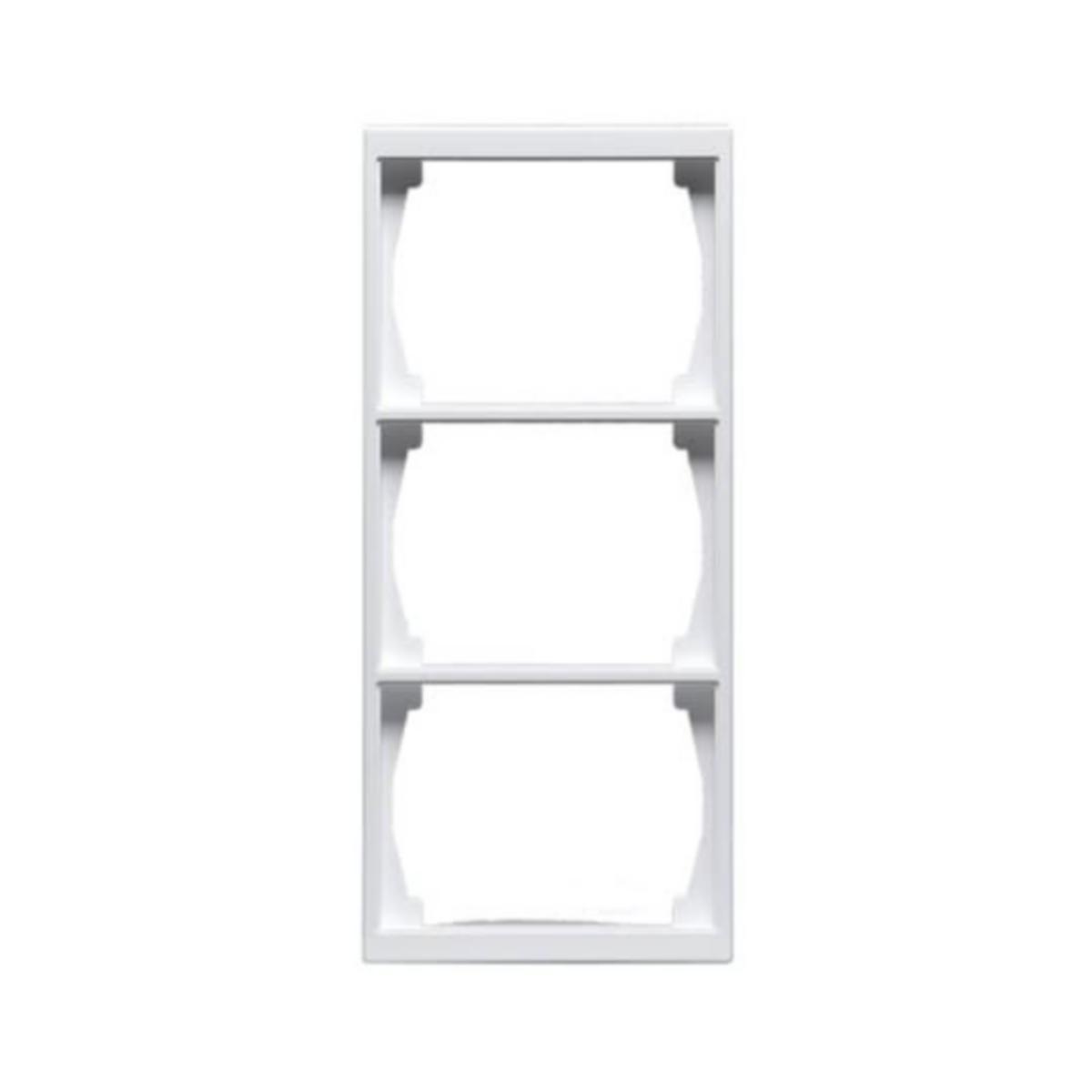 Kombinasjonsramme ABB Impressivo - Ramme 3V. 100MM. hvit