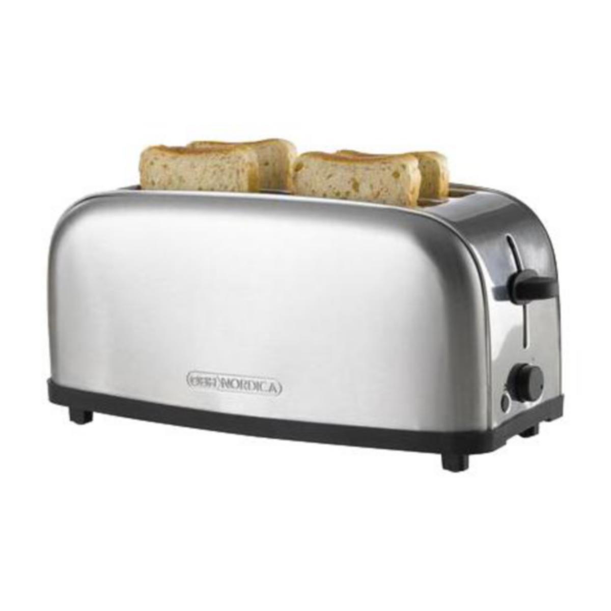 Brødrister OBH Nordica Manhattan Steel 4 - Brødrister Manhattan Steel 4 OBH Nordica