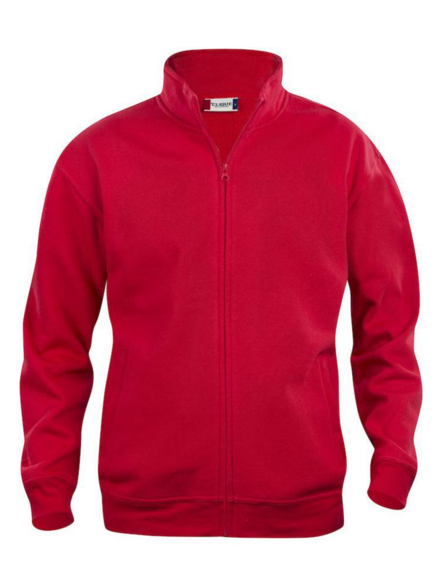 Cardigan Clique™ Basic - Cardigan Clique Basic Rød str M