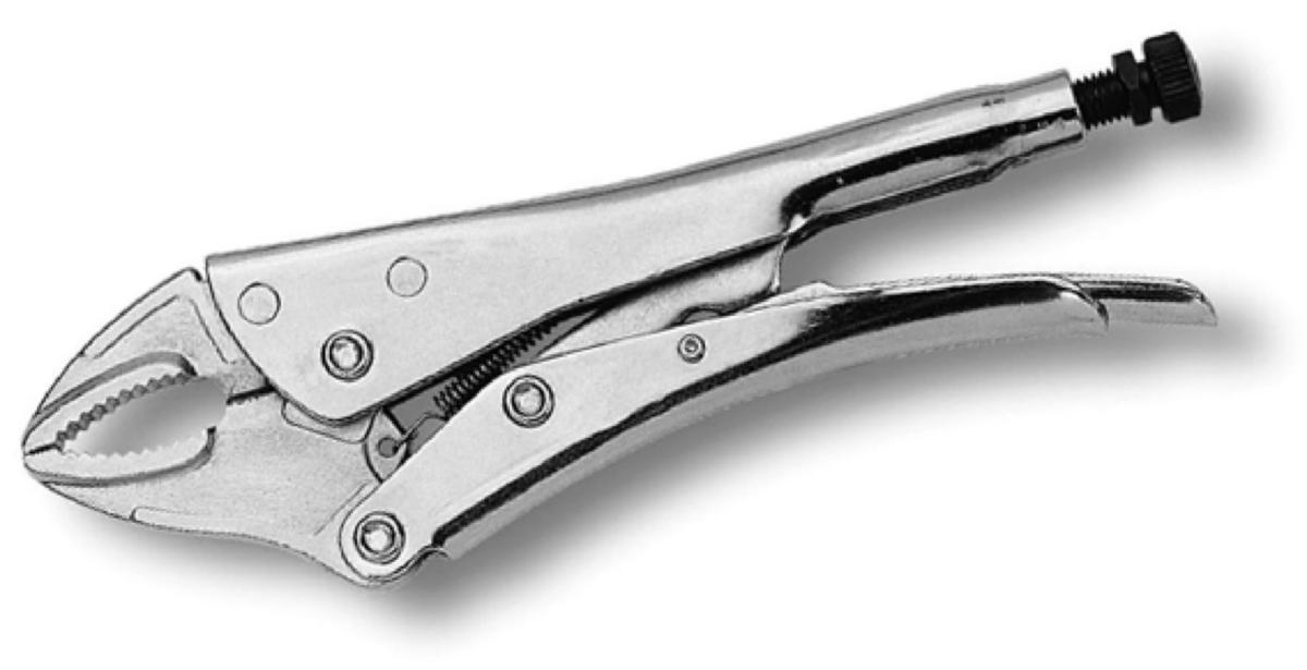 Gripetang Bahco m/ trådkutter 2951 - Gripetang 2951 med buet kjeft Bahco 190mm gripevidde 42mm