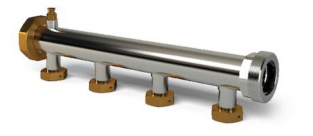 Fordeler, LK - 2" 4 Fordeler Qmax LK Gulvvarme