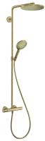 Takdusjpakke Showerpipe Select S 240 rund med termostat børstet bronse, Hansgrohe