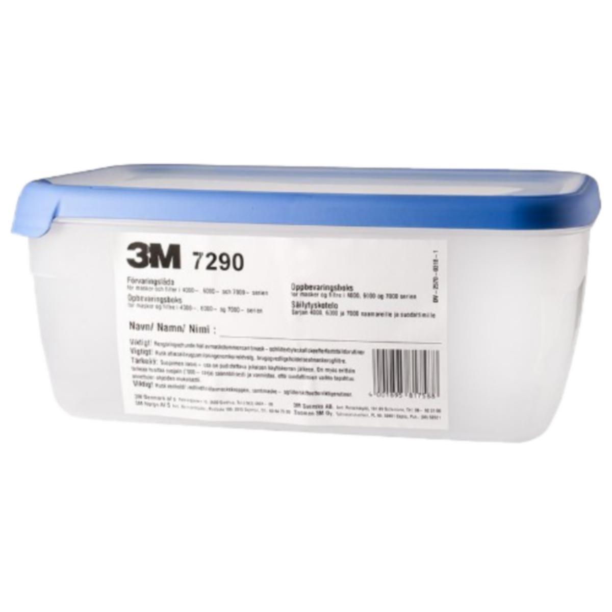 Oppbevaringsboks 3M™ 7290 - Oppbevaringsboks 3M 7290 tilbehør hel-/halvmaske