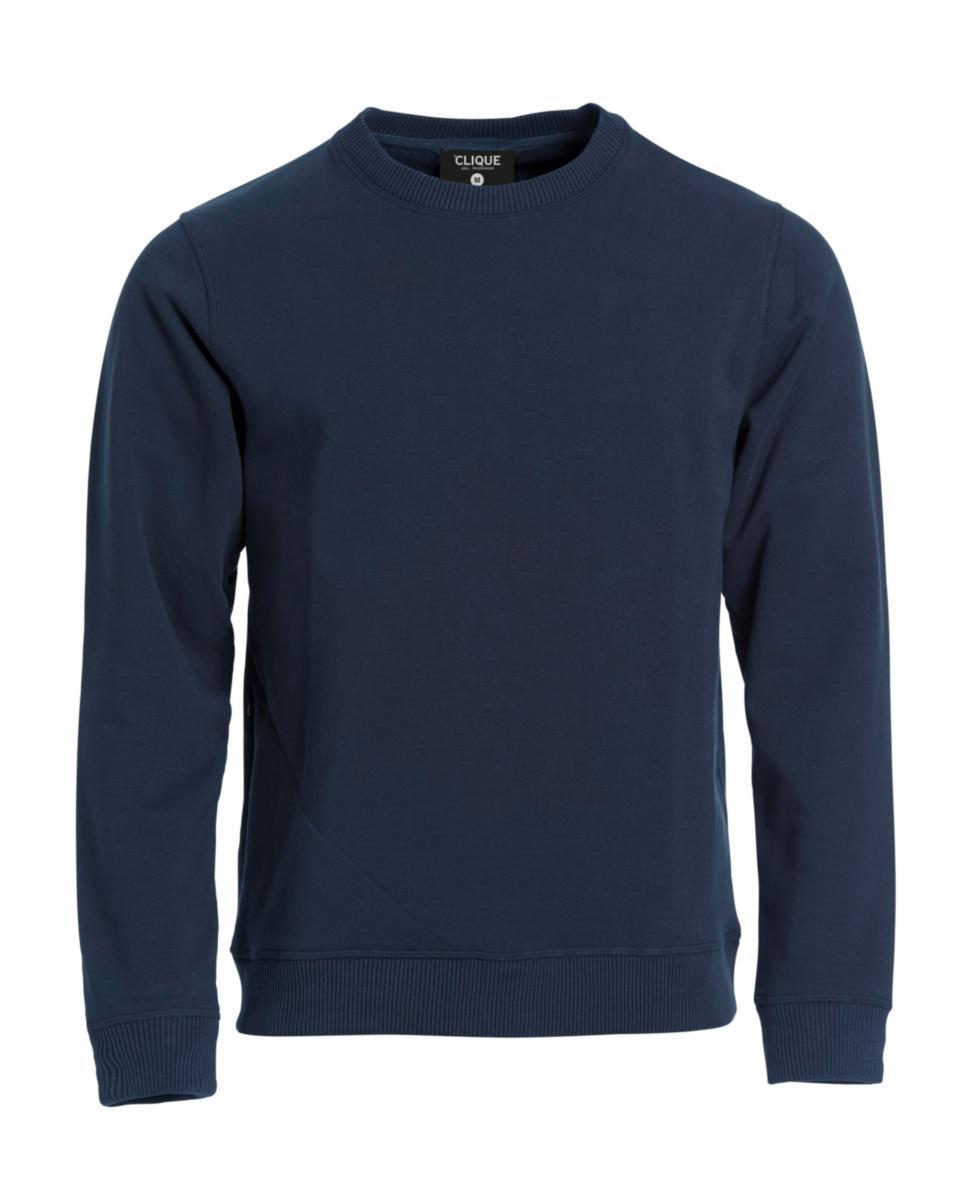 Collegegenser Clique™ Classic Roundneck - Collegegenser Clique Classic Mørk marine str XS