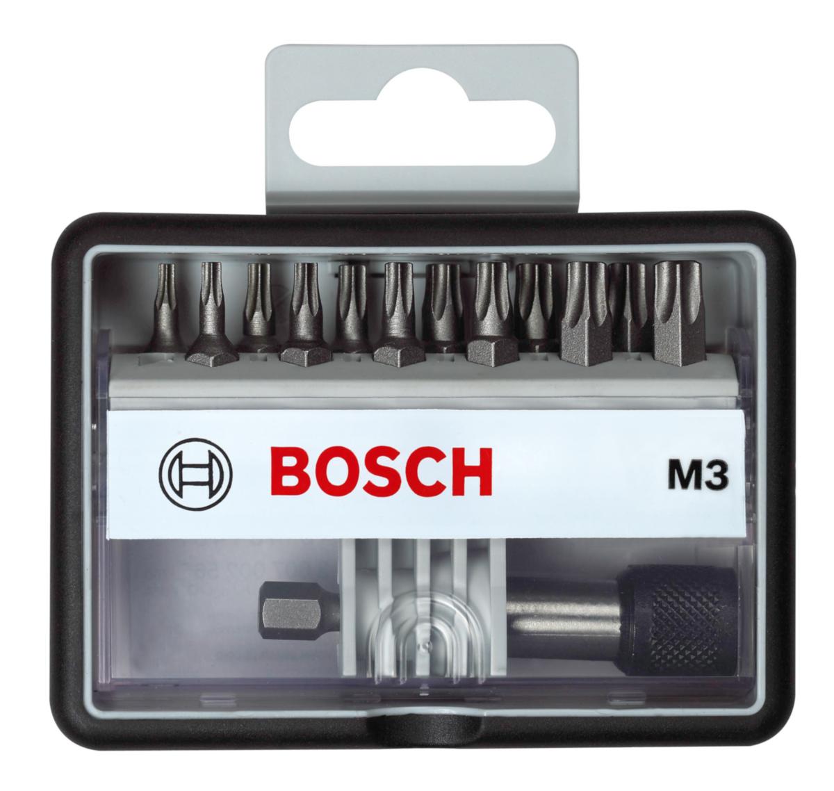 Bitssett M2 PH/PZ XHQH25MM A13 - Bitssett M3 Ekstra Hard 25mm Bosch 25 mm 13 pk