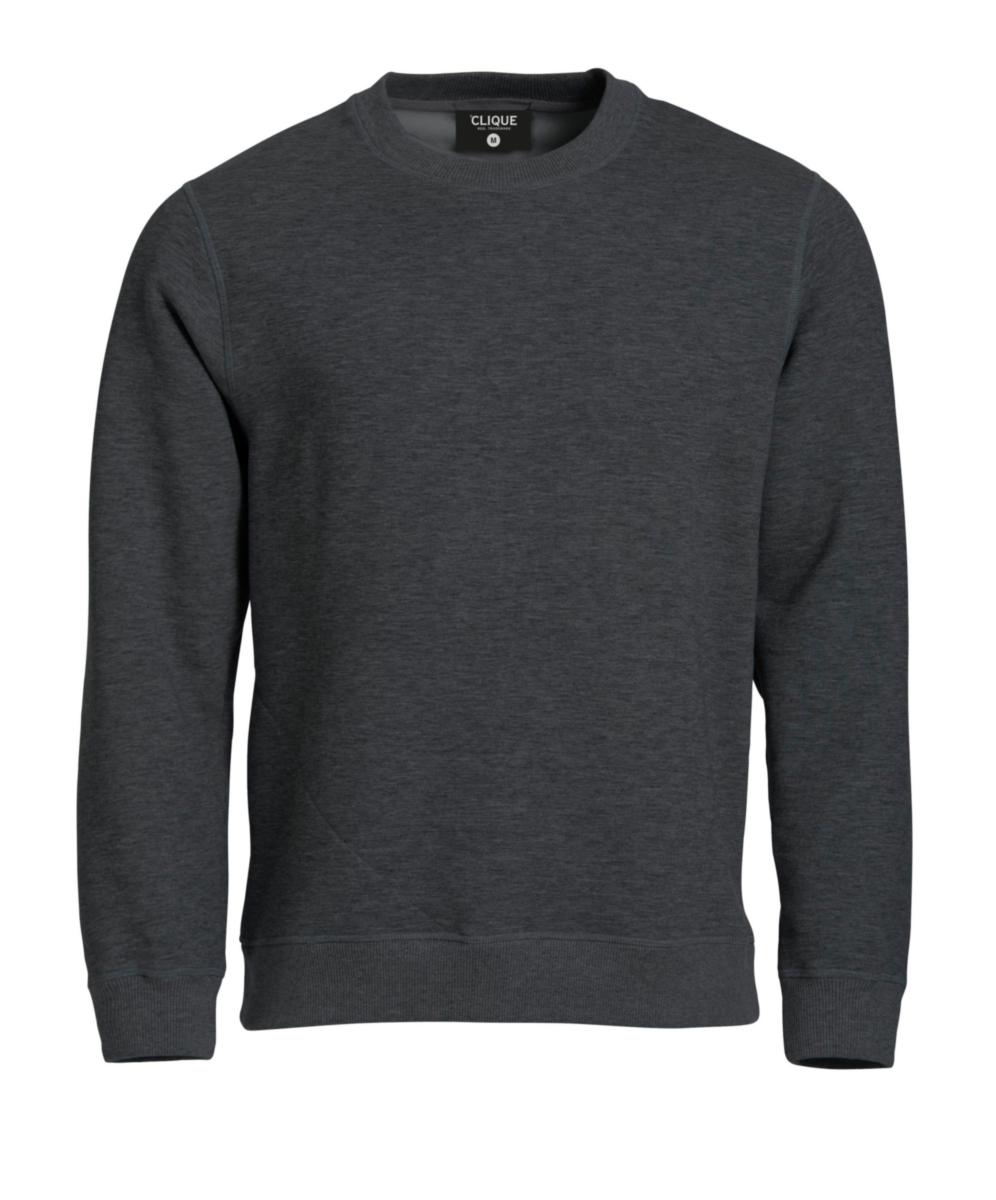 Collegegenser Clique™ Classic Roundneck - Collegegenser Clique Classic Antrasittmelert str L