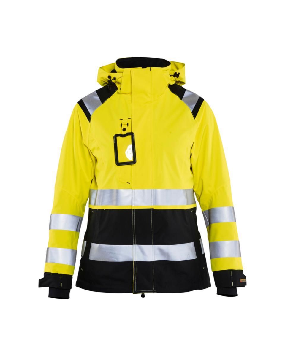 Skalljakke dame Blåkläder 4904 HiVis kl.2 - Skalljakke varsel dame Gul/Sva Størrelse XS