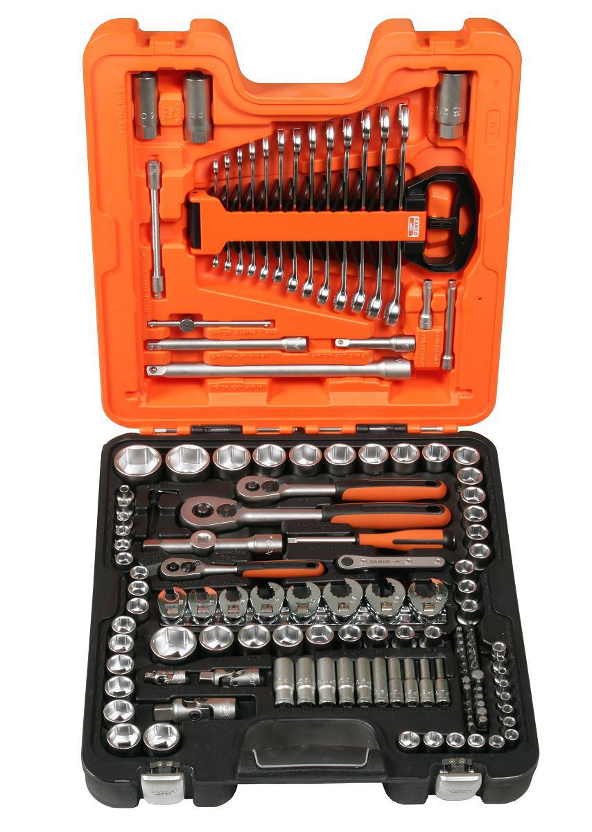 Pipenøkkelsett Bahco S138, 1/4", 3/8" 1/2" - Pipenøkkelsett S138 Bahco 1/4". 3/8". 1/2"
