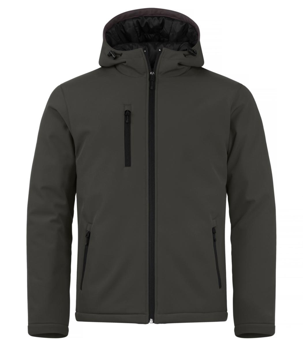 Softshelljakke Clique™ Padded - Softshelljakke Clique Padded Mørkegrå str 4XL