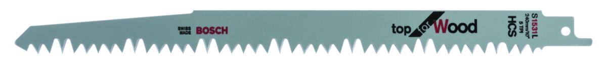 Bajonettsagblad Bosch S 1531 L HCS - Bajonettsagblad S 1531 L Bosch Top for Wood 5pk