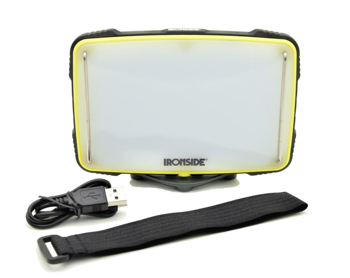Arbeidslampe Ironside LED oppladbar - Arbeidslampe Ironside 1600lm 400059