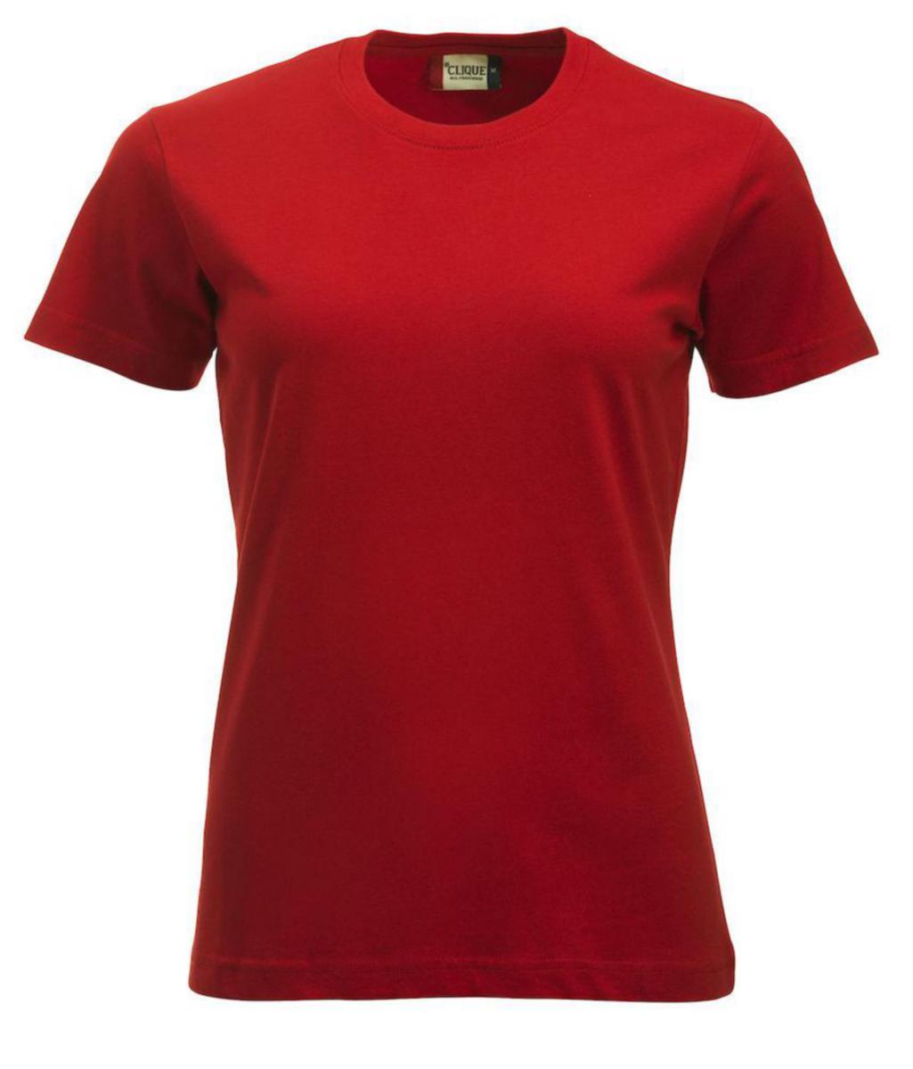 T-skjorte dame Clique™ New Classic-T - T-skjorte dame Clique New Classic-T Rød str M