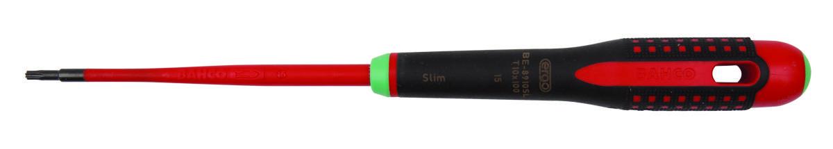 Skrutrekker Bahco Torx Slim 1000V - Skrutrekker BE-8920SL Slim VDE Bahco 100mm T20 1000V